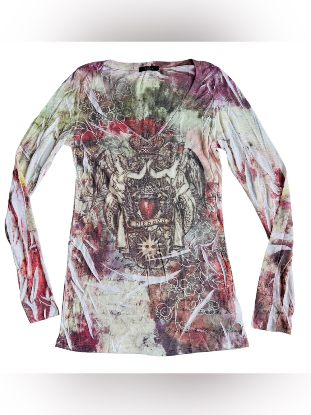 Tee Party Graphic Long Sleeve Top